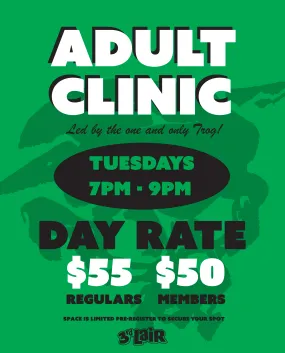 2024 ADULT SKATEBOARD CLINIC (DAY RATE)