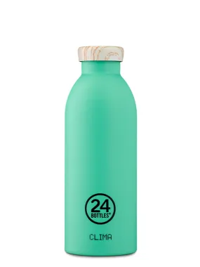 24Bottles Clima Bottle Mint Wooden Lid 500ml