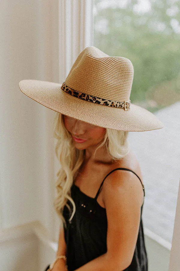 Aloha State Of Mind Raffia Fedora In Tan