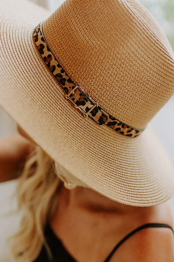 Aloha State Of Mind Raffia Fedora In Tan