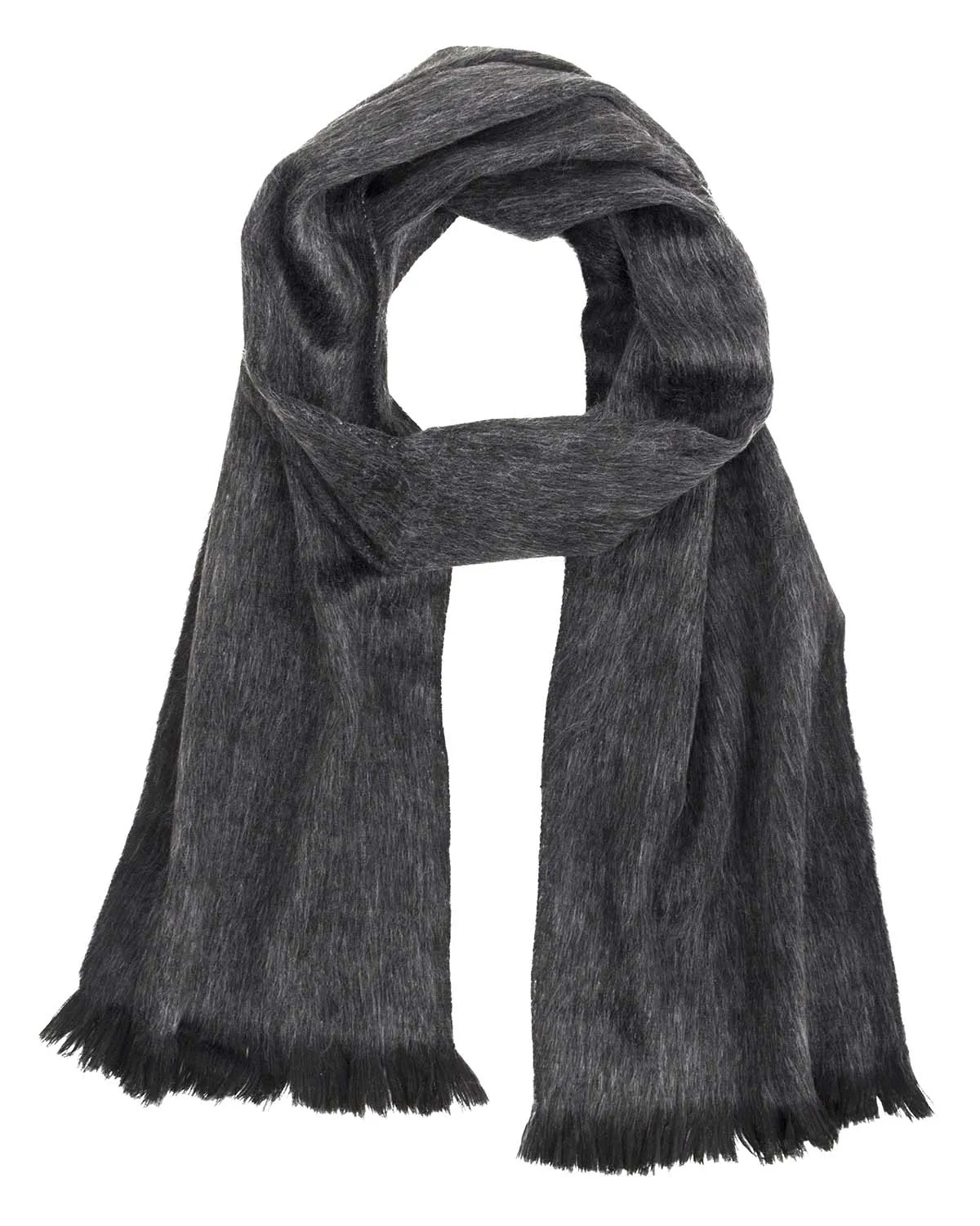 Alpaca Scarf - Charcoal