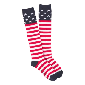 American Flag Sock Women's Knee High Sock