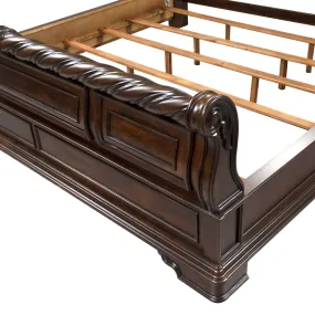 Arbor Place 575-BR-KSLDMCN King Sleigh Bed, Dresser & Mirror, Chest, Night Stand