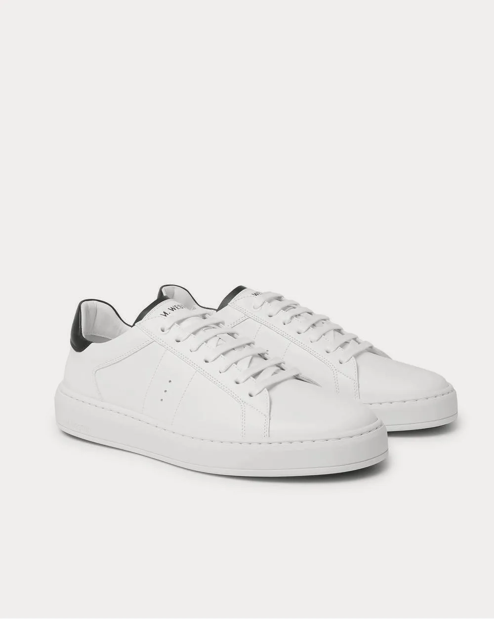 Basket on Time Leather  White low top sneakers