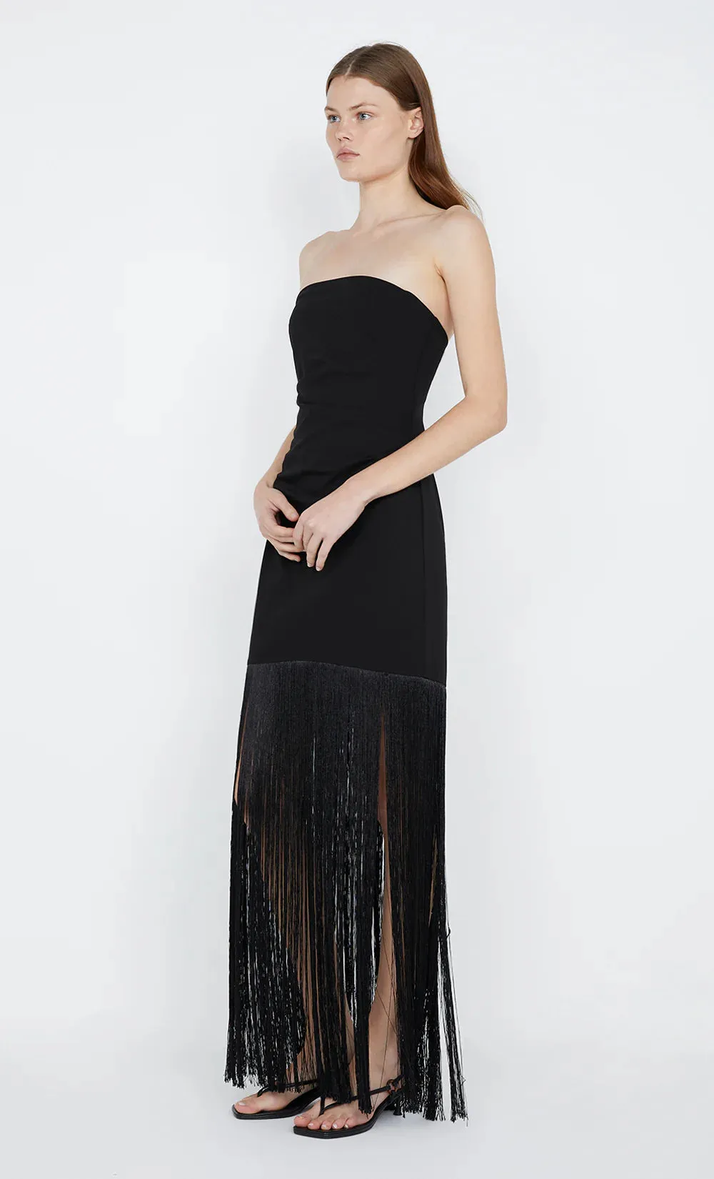 Bec and Bridge Wilder Fringe Dress - Black