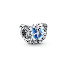 Blue Butterfly Sparkling Charm