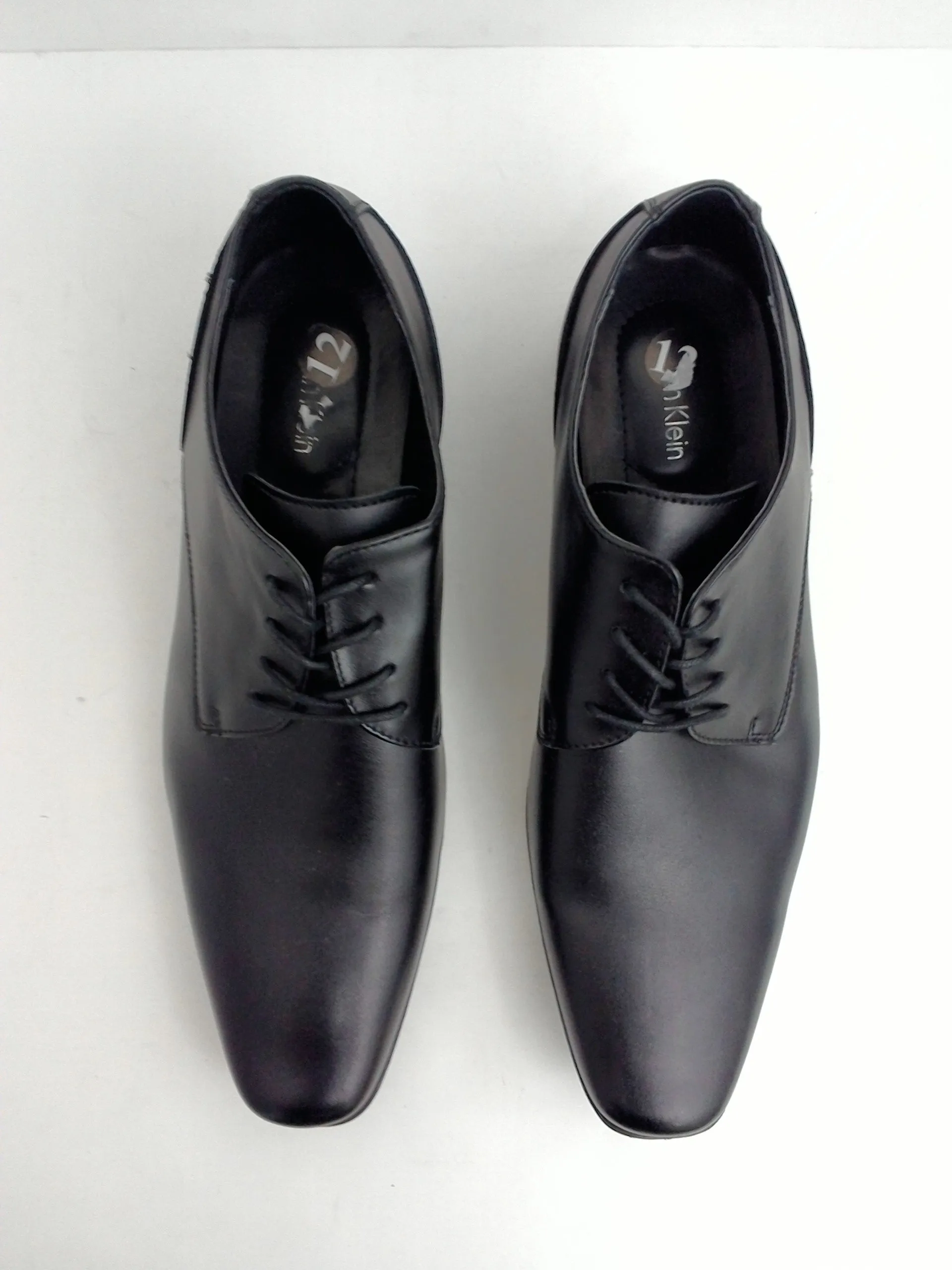 Calvin Klein Men's Dillinger Baby Scotch Oxfords, Leather, Black, Size 12