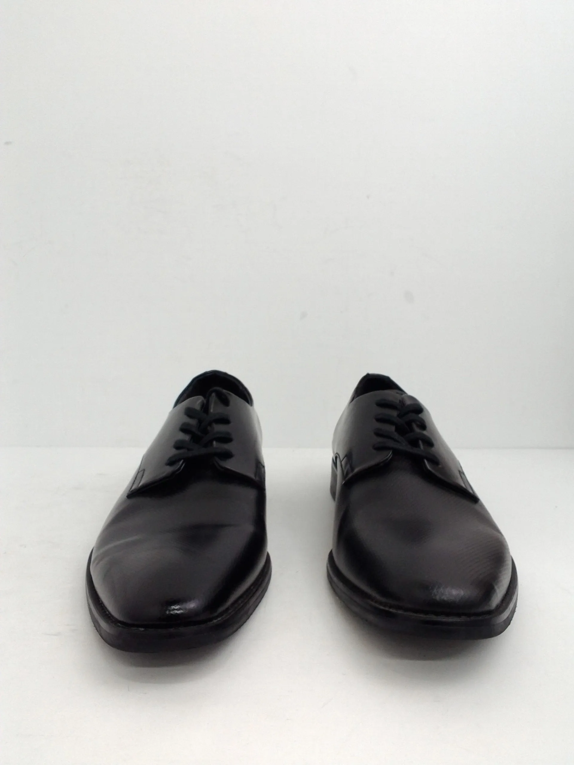 Calvin klein Men's Leather  Oxfords, Black Size 9 M