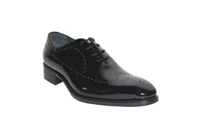 Calzoleria Toscana Men's 1506 Patent Leather Oxfords Black