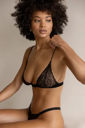 Candace Bralette in Black