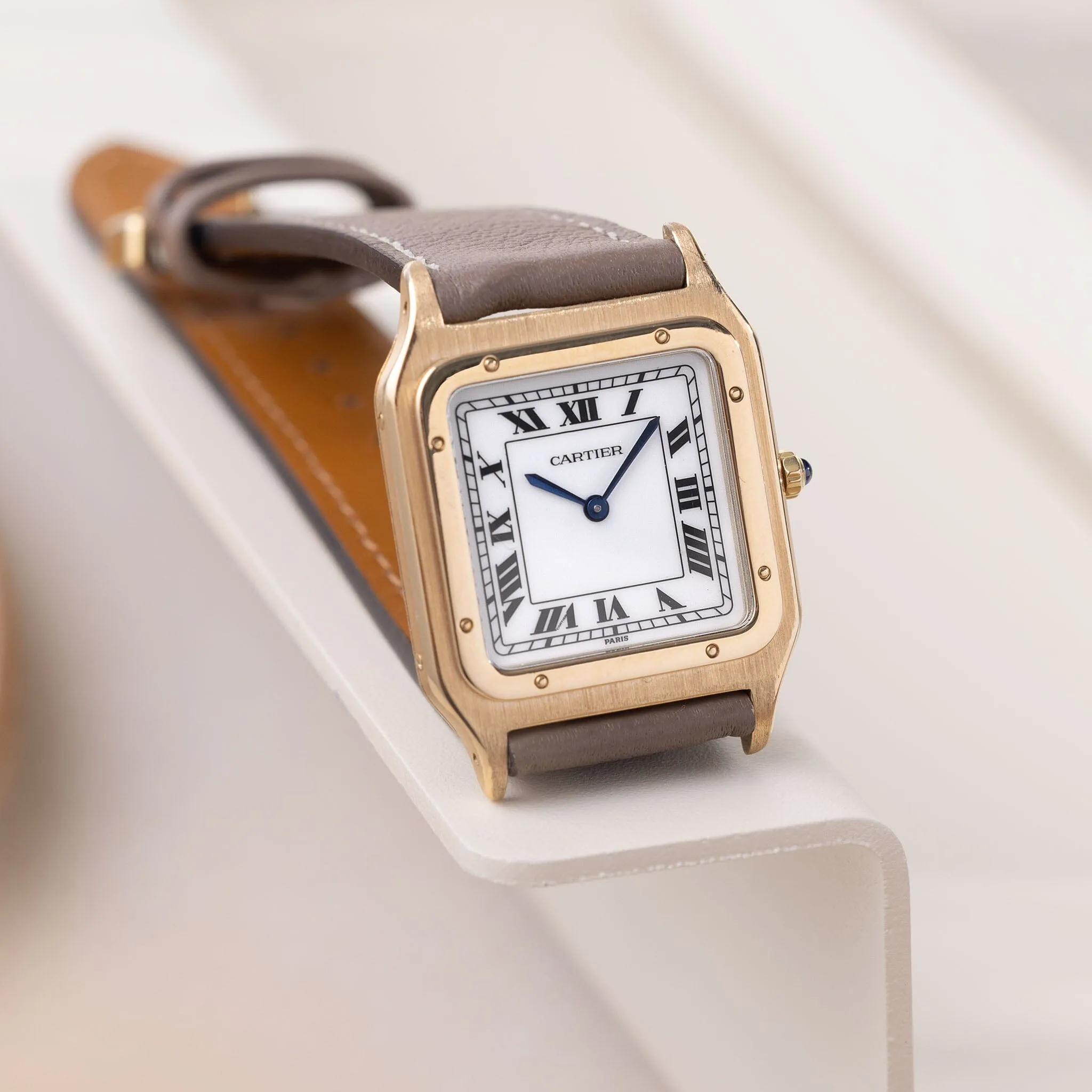 Cartier Santos Dumont Ultra-Thin in 18kt Yellow Gold ref 9605