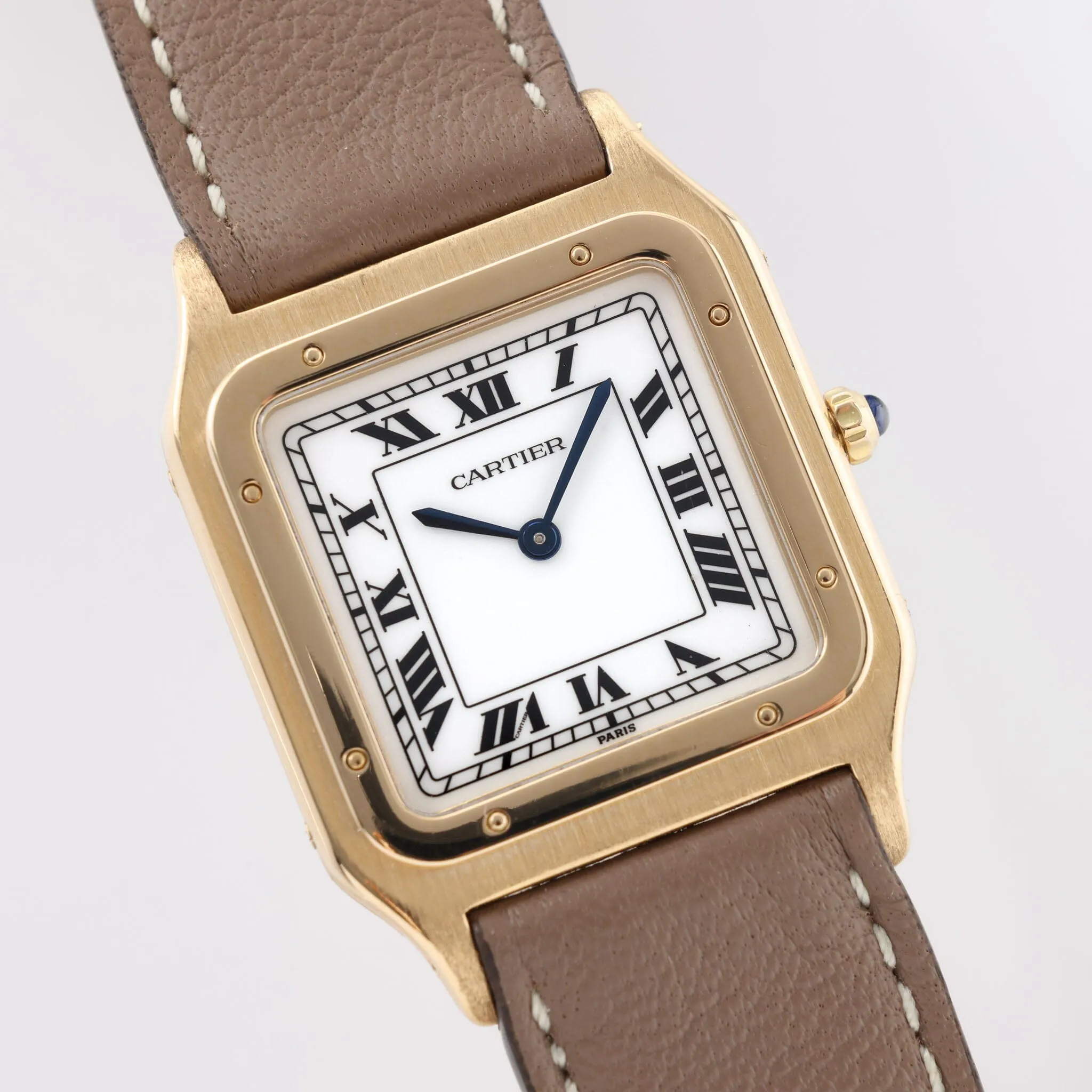 Cartier Santos Dumont Ultra-Thin in 18kt Yellow Gold ref 9605