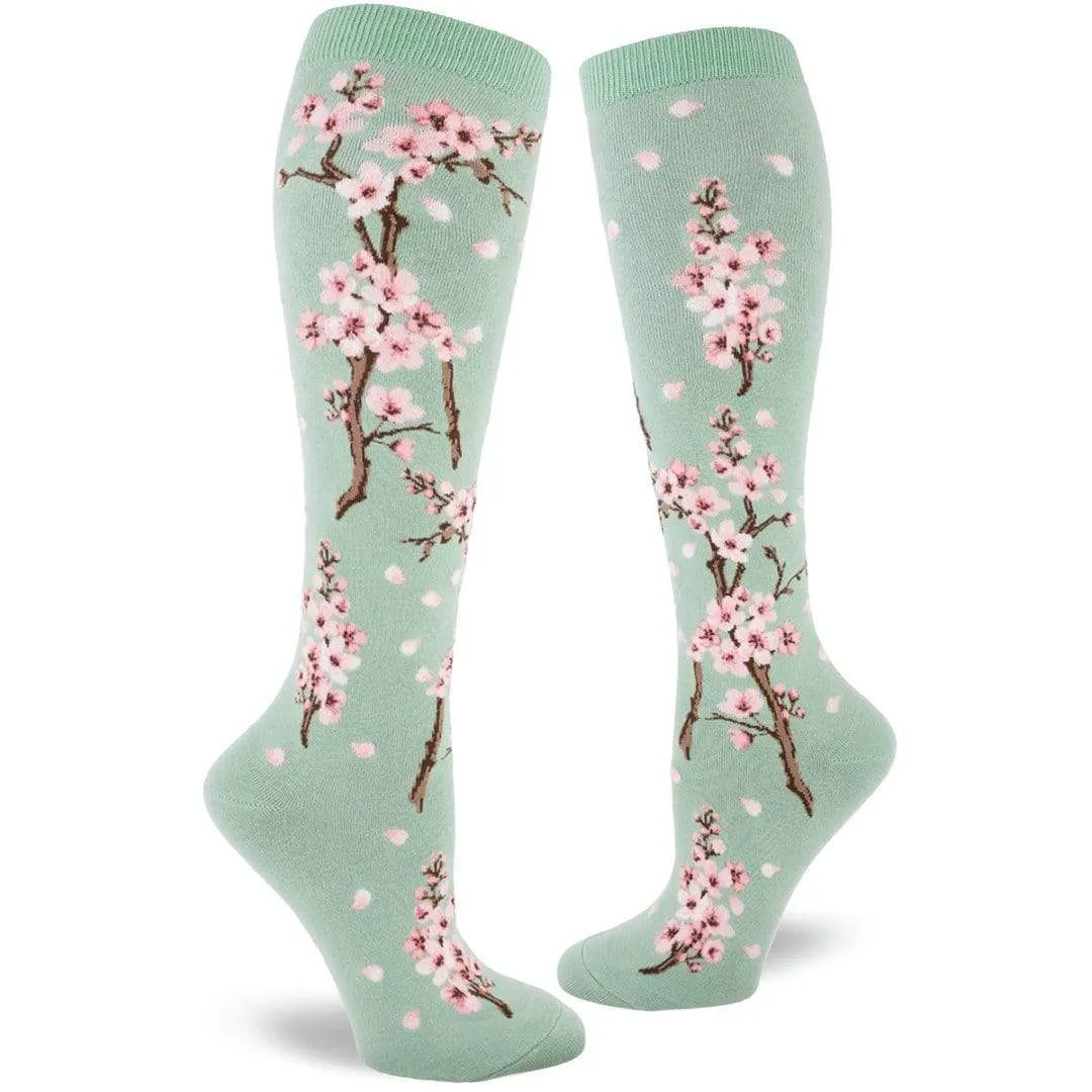 Cherry Blossom Women's Knee High Sock