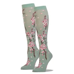 Cherry Blossom Women's Knee High Sock