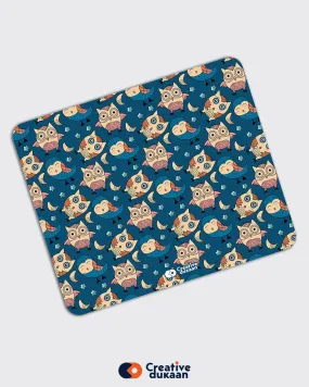 Cool and Quirky Mousepad with Owl Print