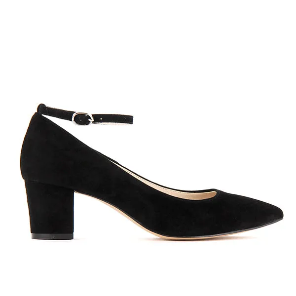 COURTNEY SUEDE - ankle strap pump