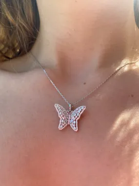 CZ Butterfly Necklace