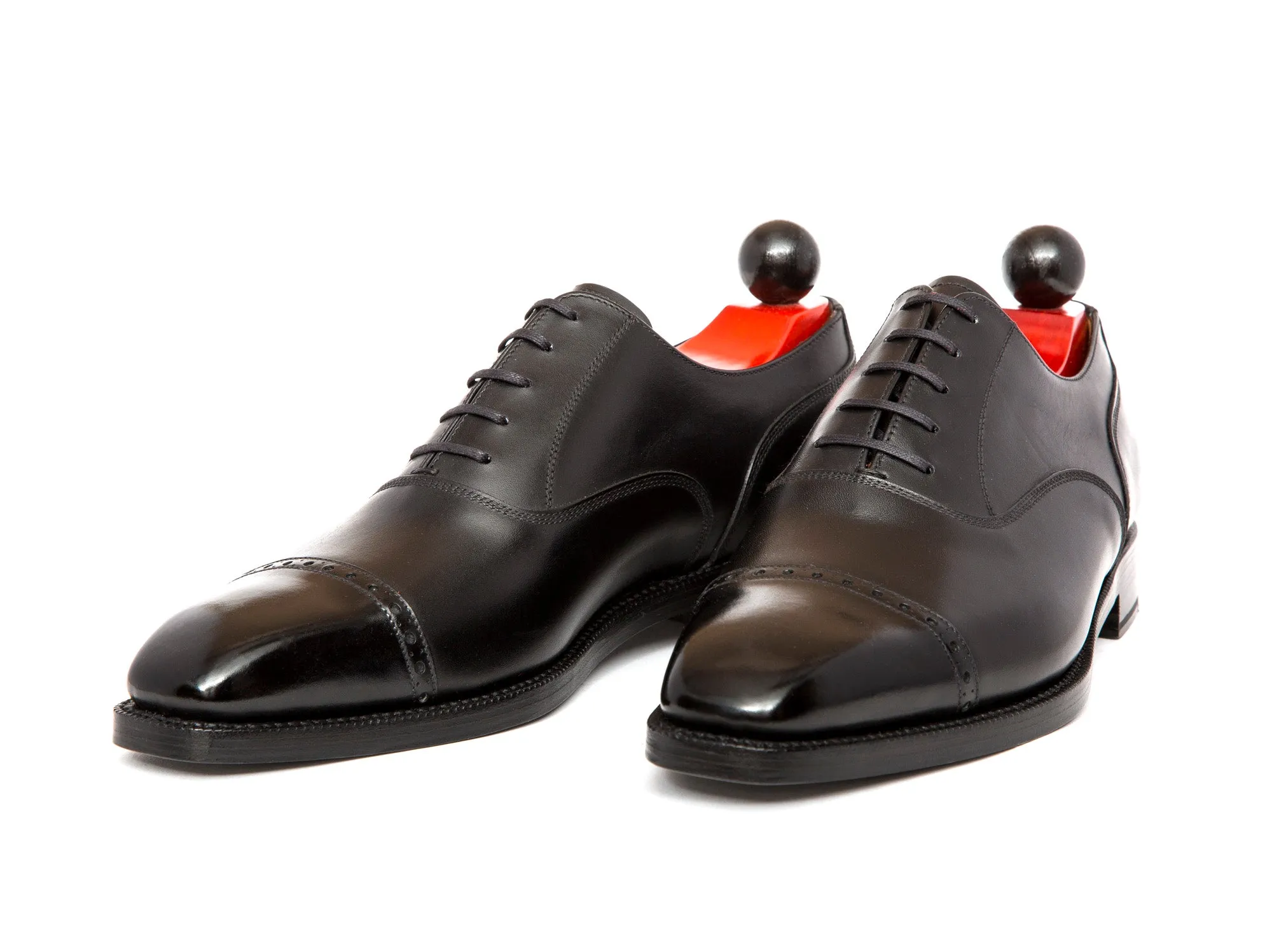 Dravus - MTO - Black Calf - MGF Last - Double Leather Sole