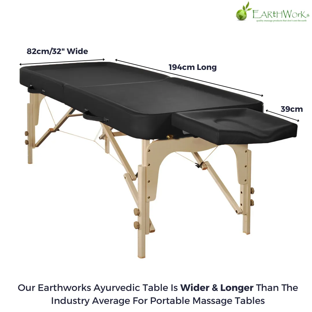 EARTHWORKS AYURVEDIC & LOMI LOMI OIL MASSAGE TABLE