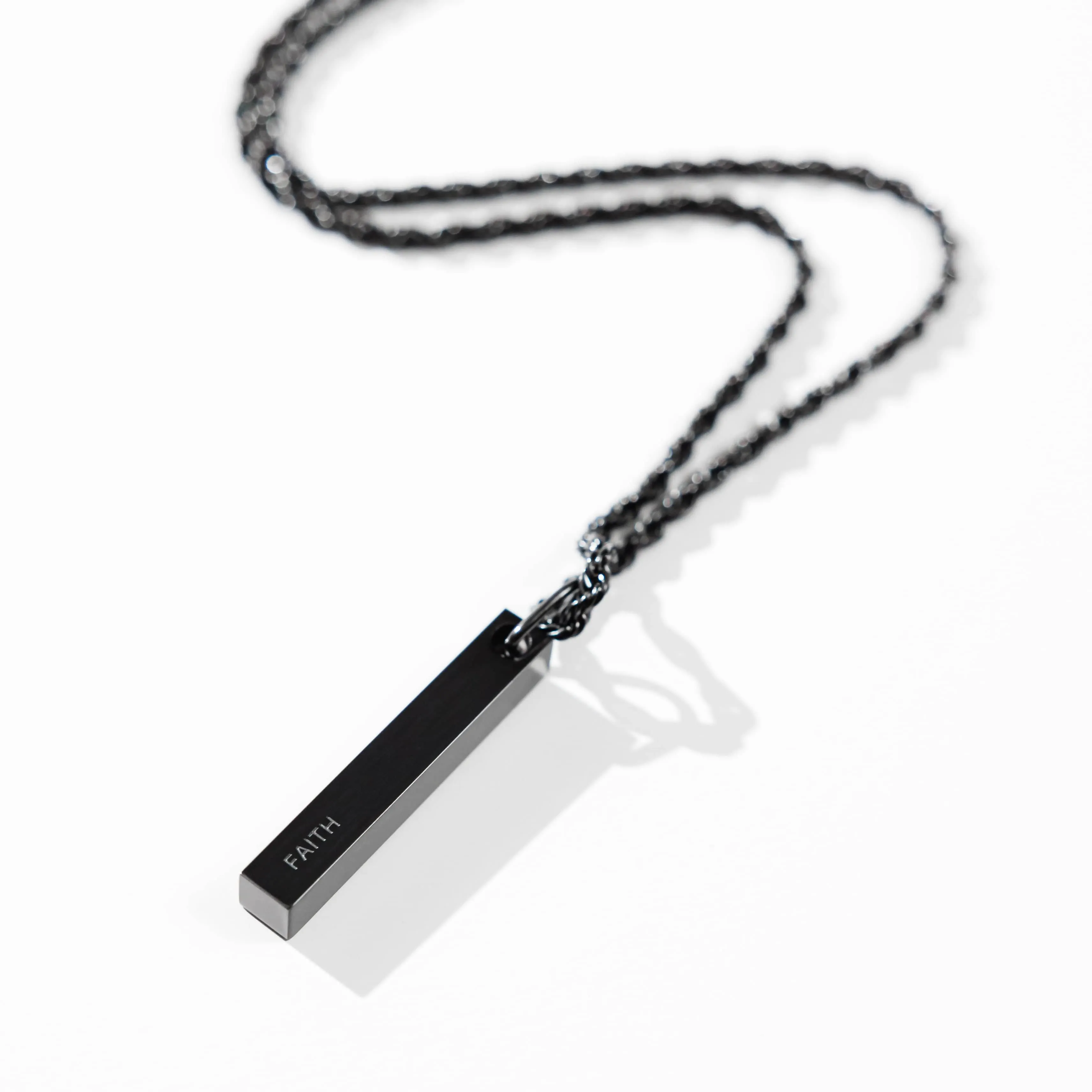 Faith Bar Necklace | Men