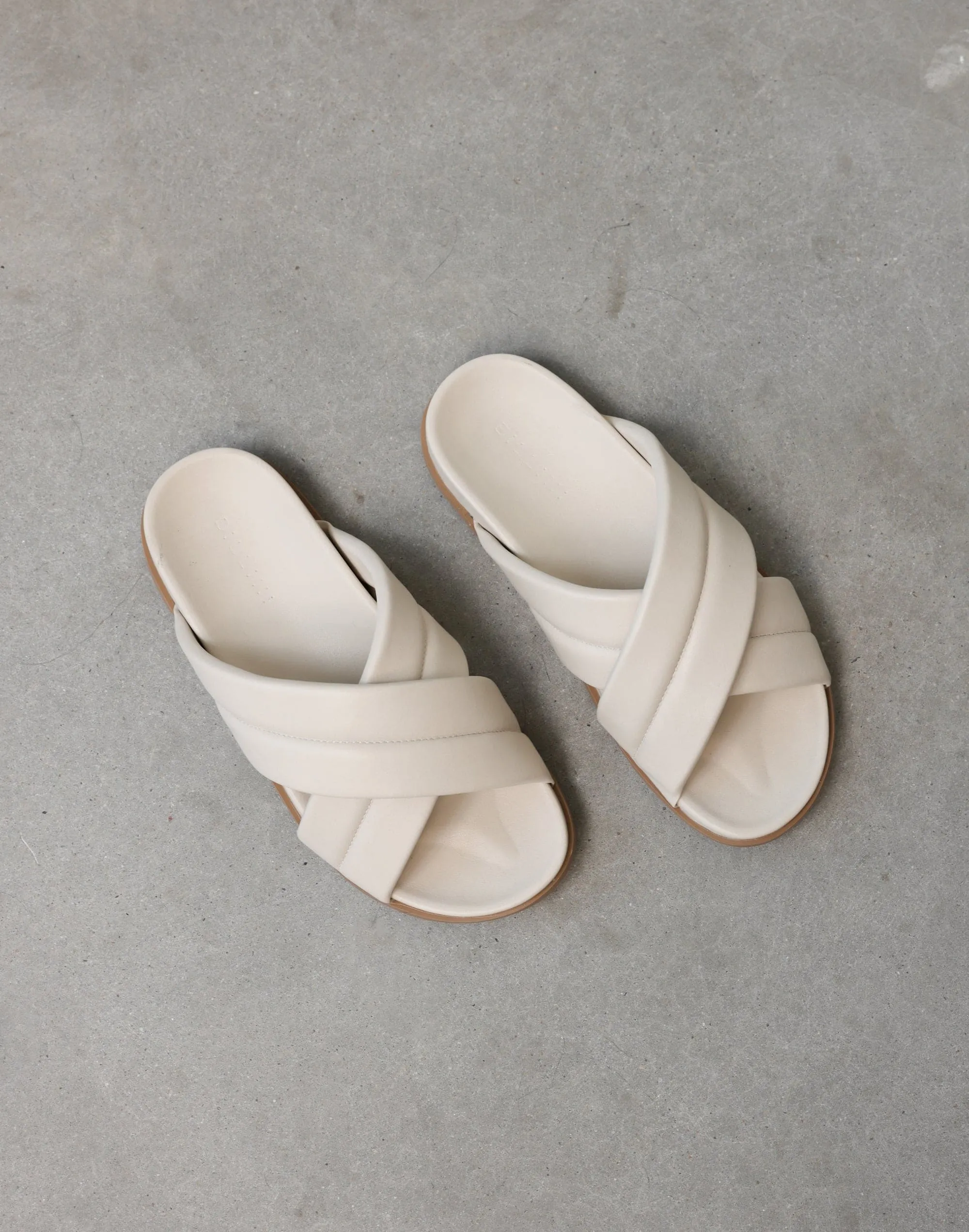 Fenmore Sandals (Bone) - By Billini