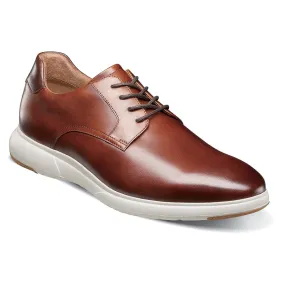 Florsheim Dash Plain Toe Oxford Cognac Multi Comfortech Footbed