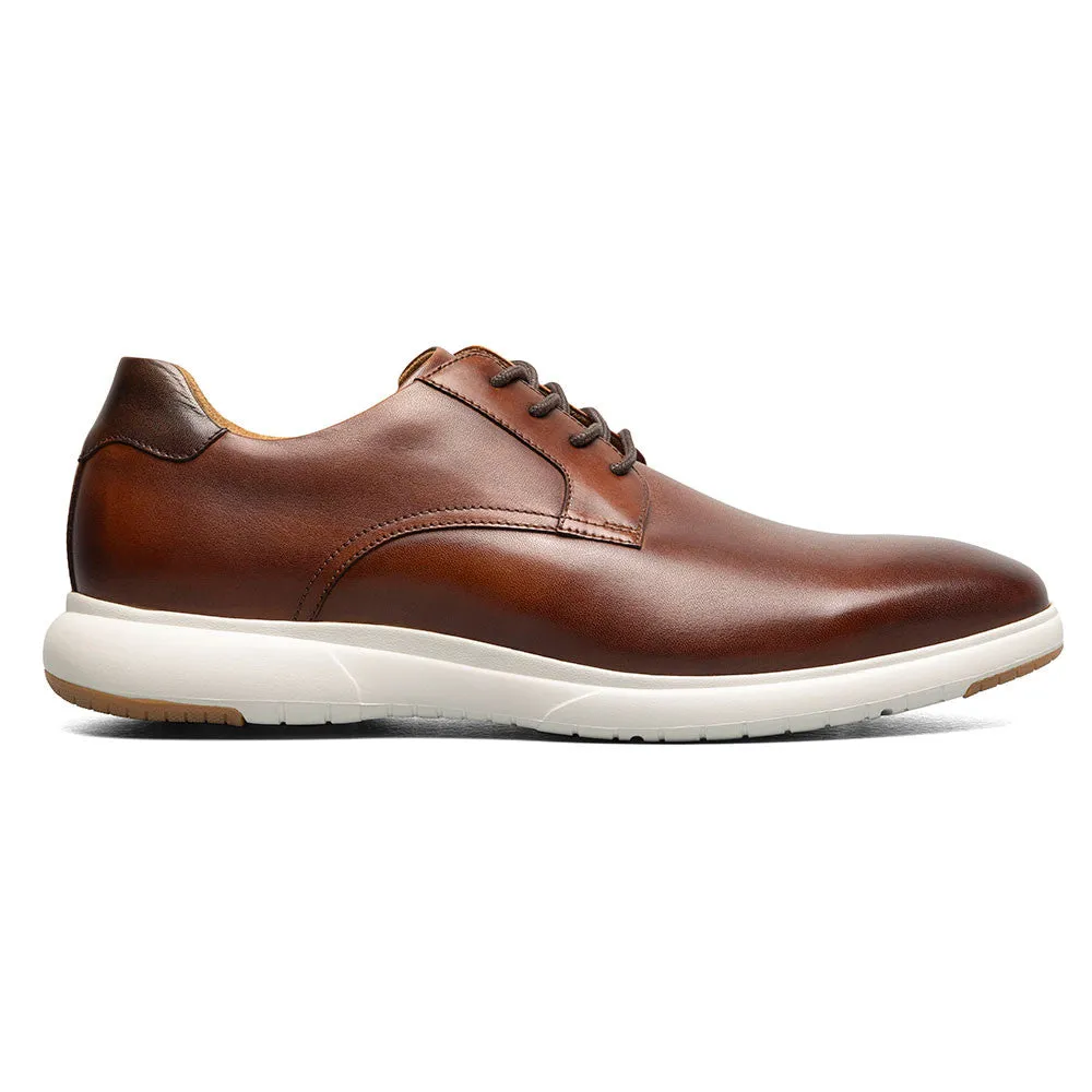 Florsheim Dash Plain Toe Oxford Cognac Multi Comfortech Footbed