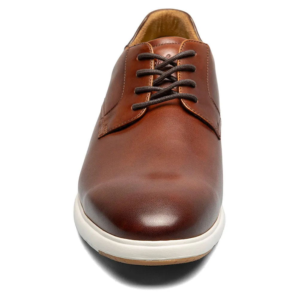 Florsheim Dash Plain Toe Oxford Cognac Multi Comfortech Footbed