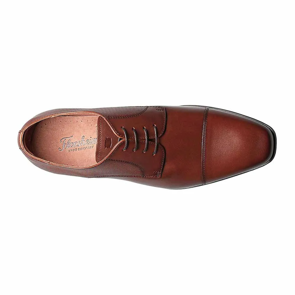 Florsheim Pro-Lace- Up Cap Toe Cognac Oxford