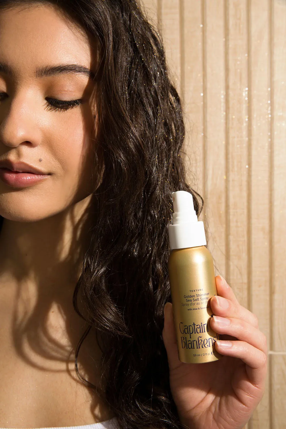 Golden Shimmer Salt Spray