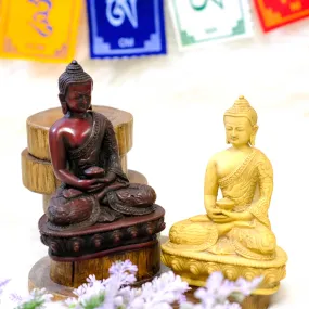 Handcarved Meditation Buddha Statue