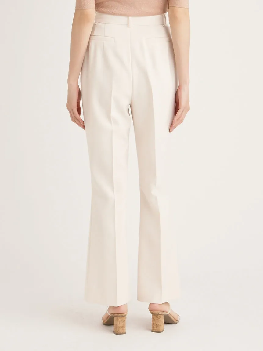 High Waist Flared Slacks