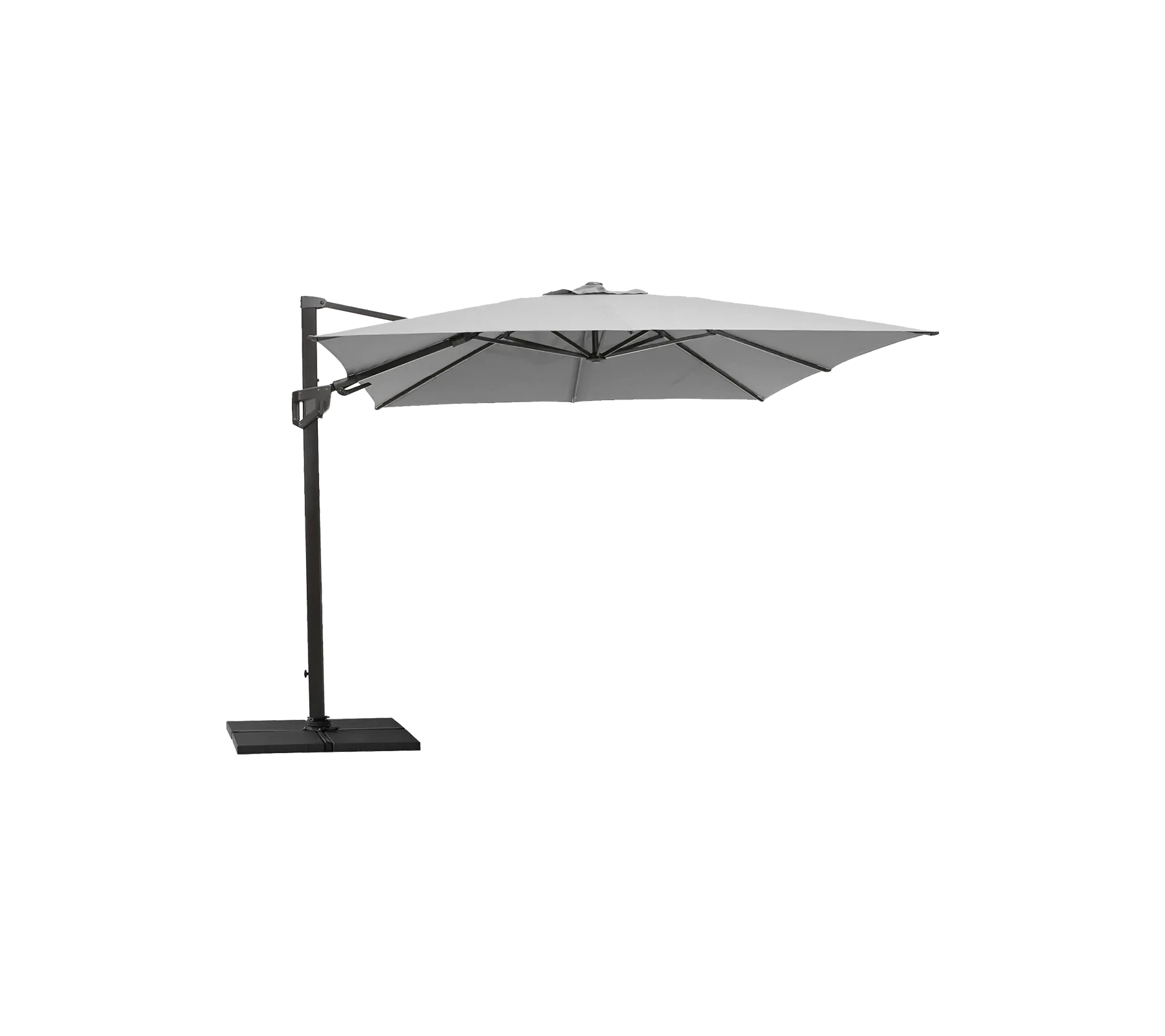 Hyde luxe tilt parasol, 3x3 m