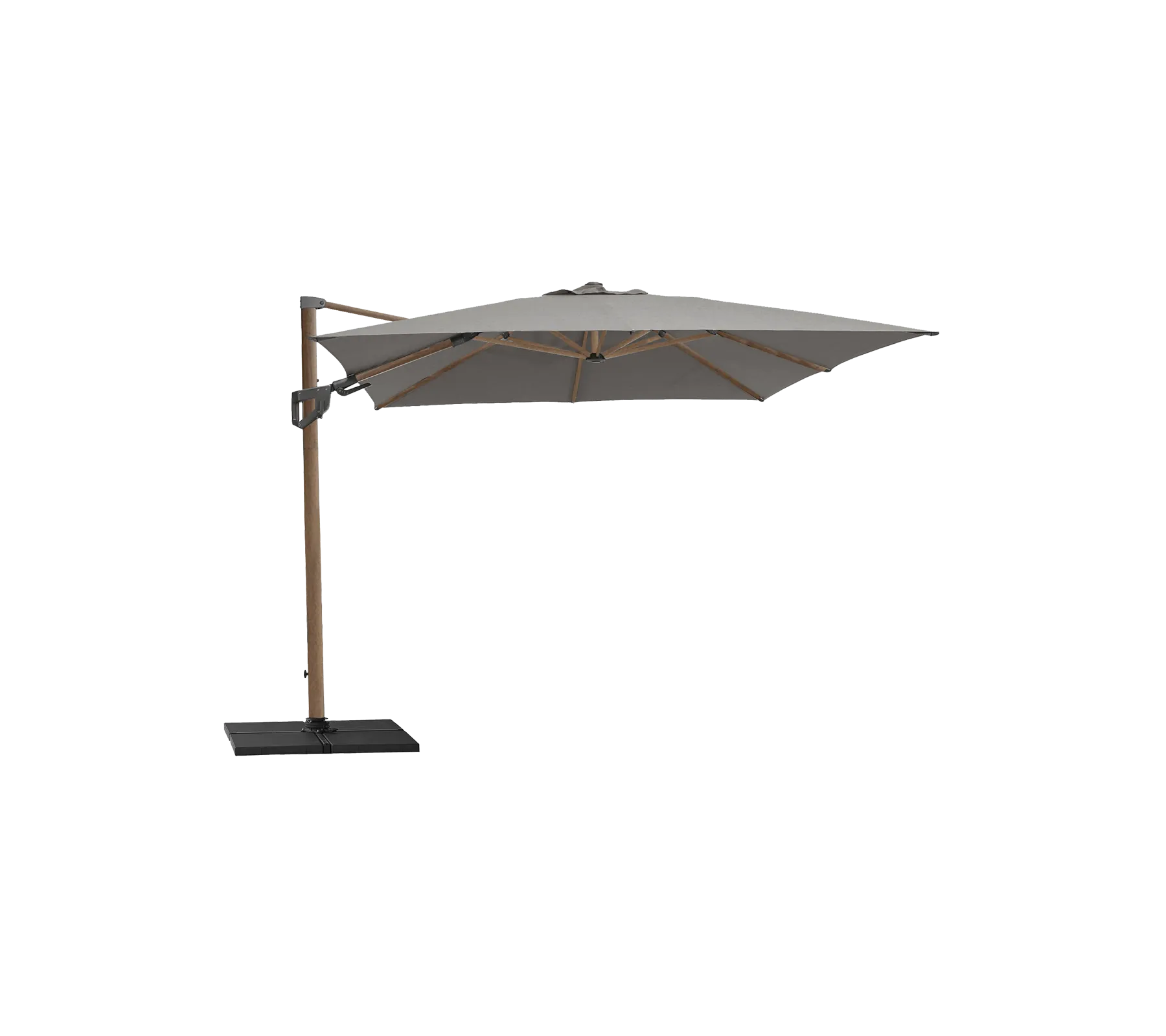 Hyde luxe tilt parasol, 3x3 m