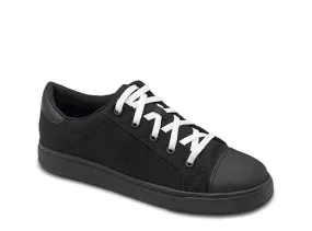 JOHN BULL VIPER Black nylon lace up shoe