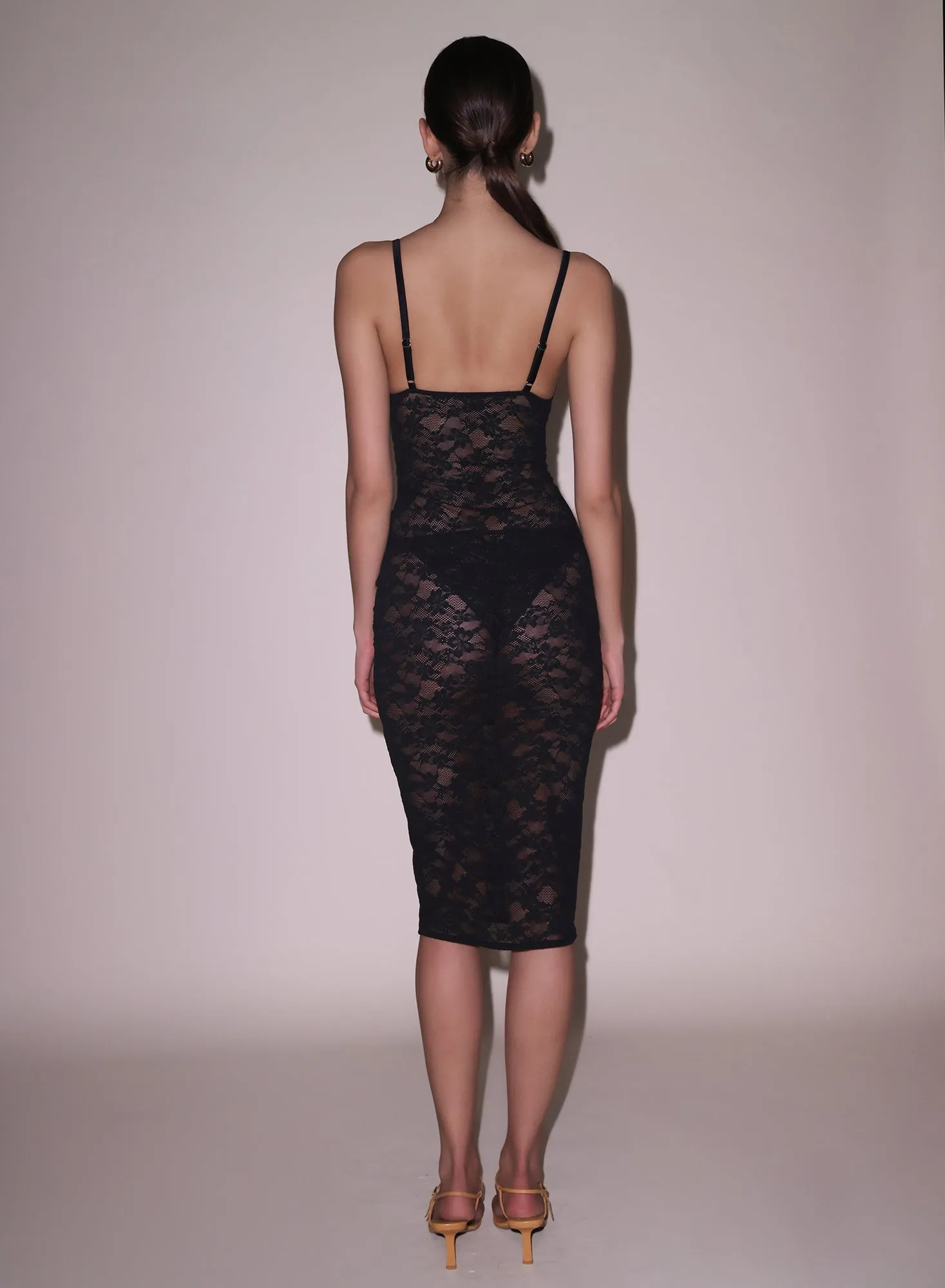 Le Stretch Lace Slip Dress