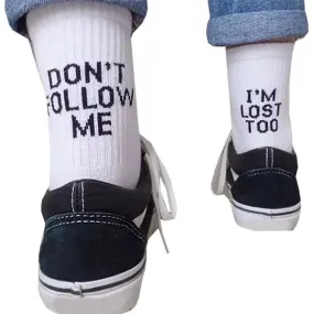 Men Funny Socks  Street Skateboard Unisex