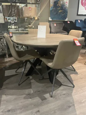 Mirabeau round extending table smart top