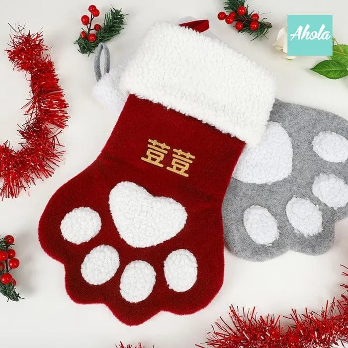 【Paws】Christmas Stocking with Accessories Set 貓爪聖誕襪玩具飾品套裝❄️聖誕限定的客製聖誕襪🐱 11/15截單，12月初到中寄出