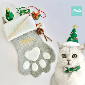 【Paws】Christmas Stocking with Accessories Set 貓爪聖誕襪玩具飾品套裝❄️聖誕限定的客製聖誕襪🐱 11/15截單，12月初到中寄出