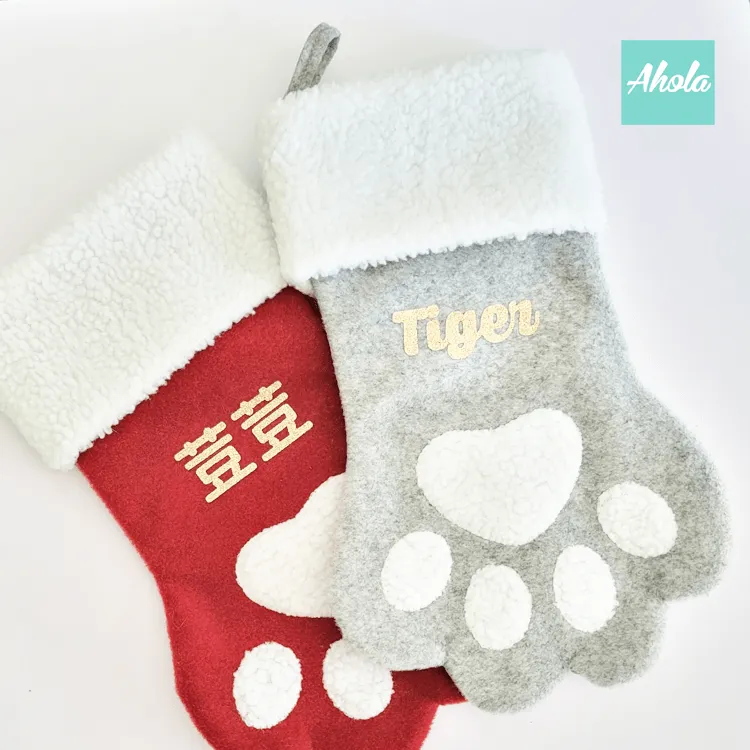 【Paws】Christmas Stocking with Accessories Set 貓爪聖誕襪玩具飾品套裝❄️聖誕限定的客製聖誕襪🐱 11/15截單，12月初到中寄出