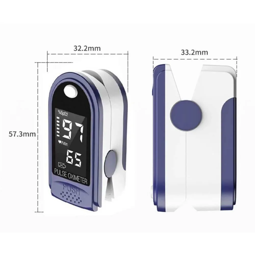 Portable Oximeter Blood Oxygen Monitor Finger Pulse