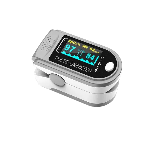 Portable Oximeter Blood Oxygen Monitor Finger Pulse