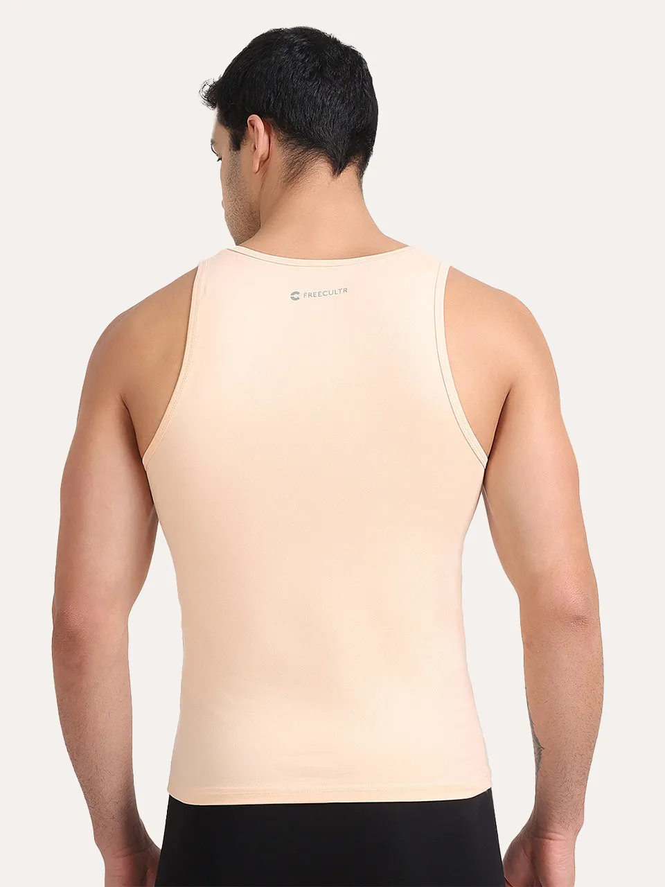 Regular Fit Organic Cotton Comfort Vest for Men-Pack of 1