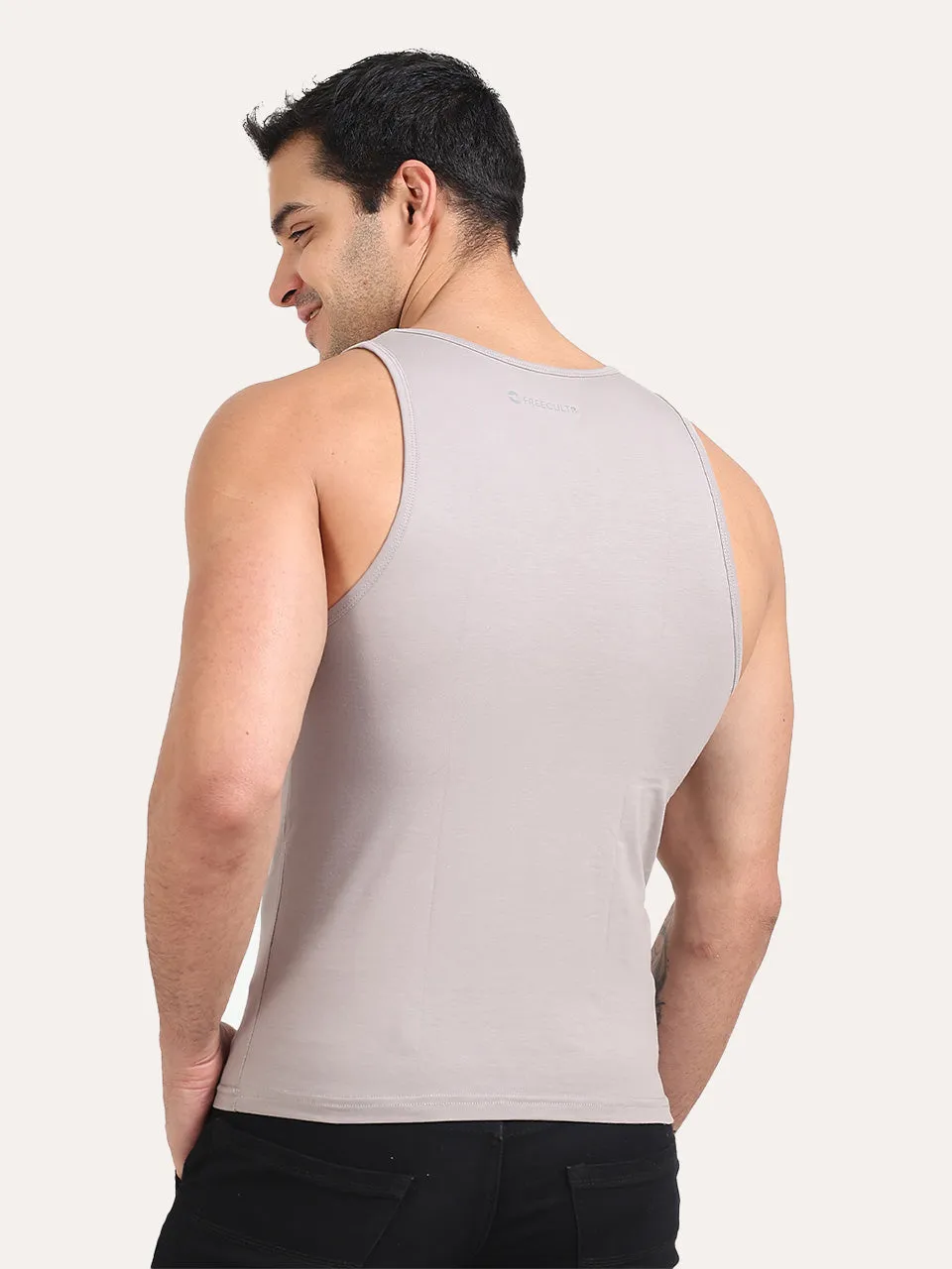 Regular Fit Organic Cotton Comfort Vest for Men-Pack of 1