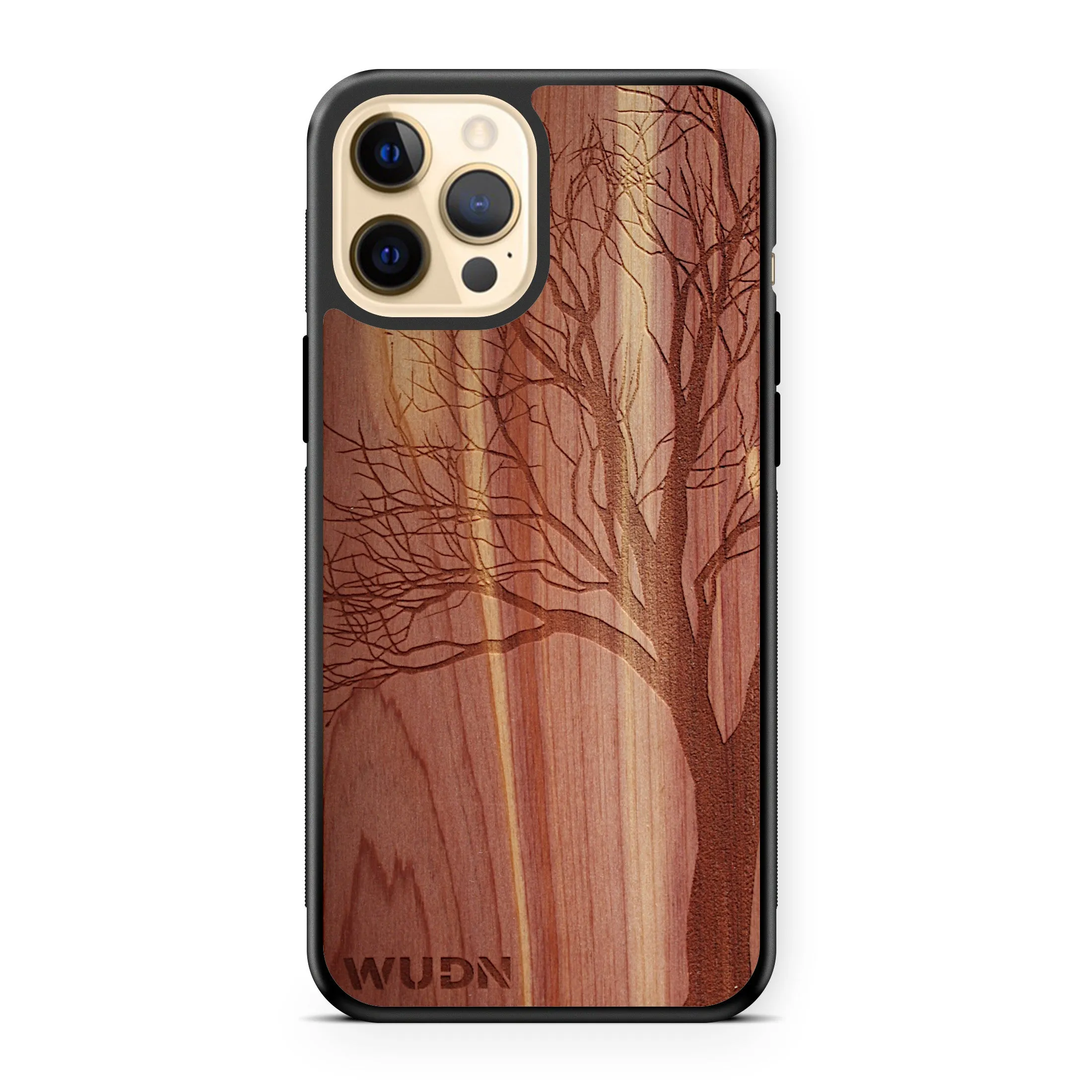 Slim Wooden iPhone Case (Winter Tree in Aromatic Cedar)