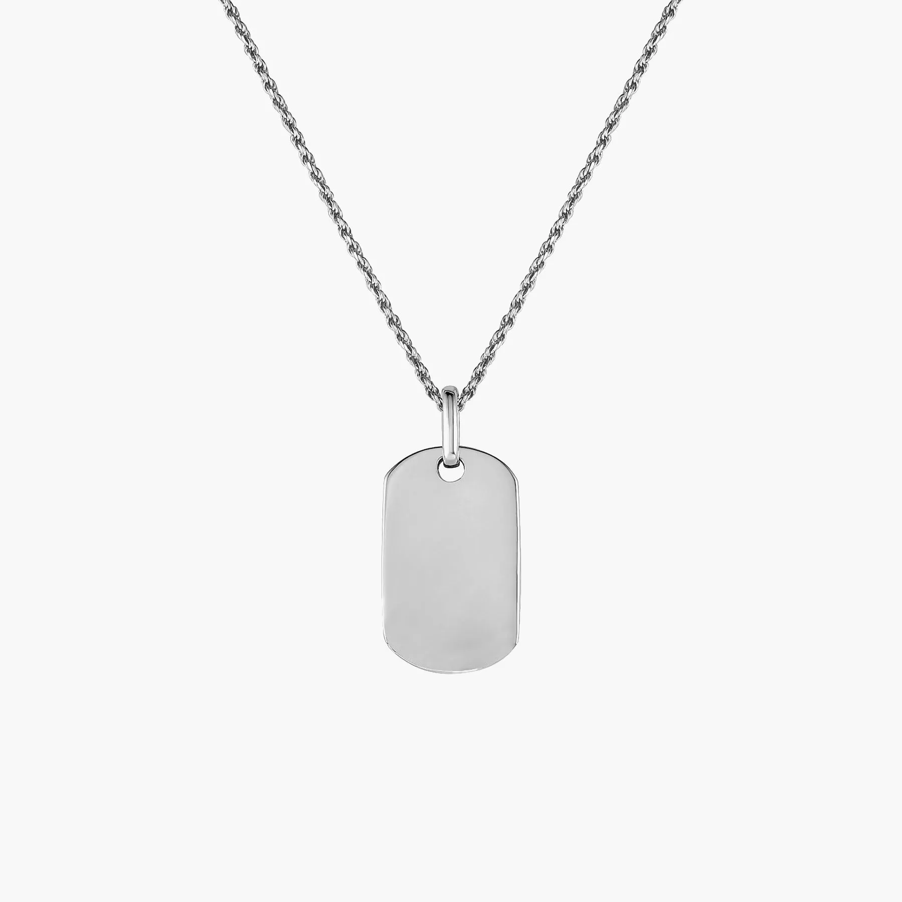 The Rounded Dog Tag