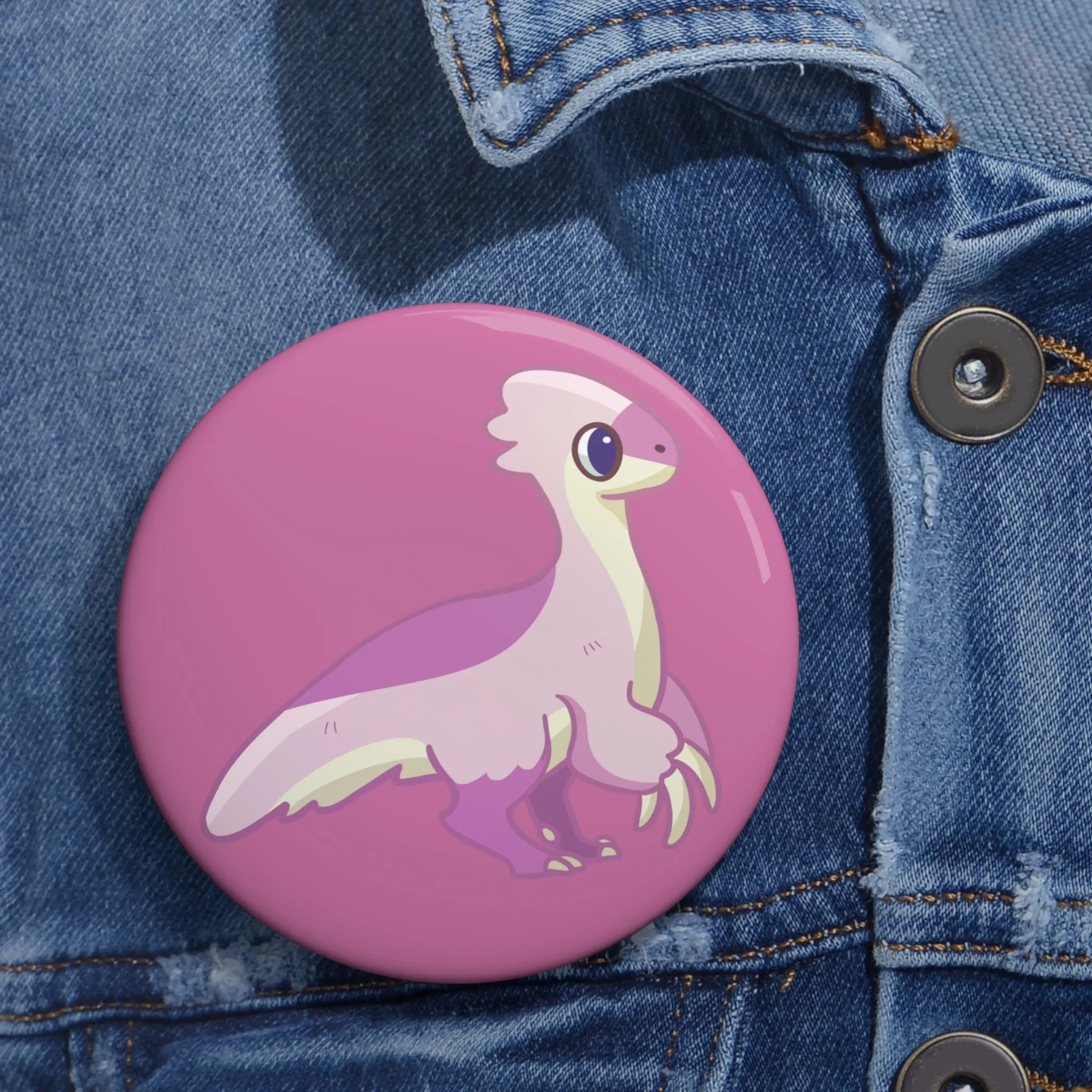 Therizinosaurus Pin Badge