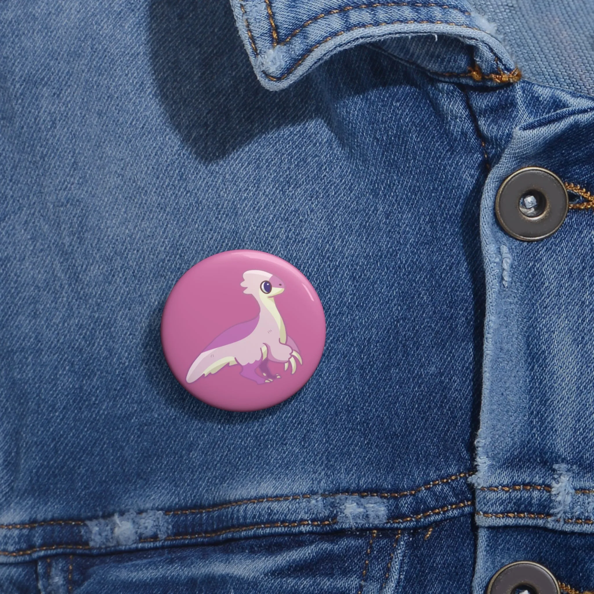 Therizinosaurus Pin Badge