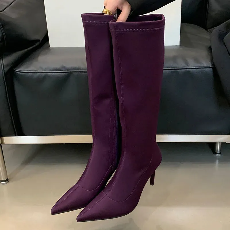 Trendy Stylish Comfortable Feminine Unique Elegant Chic Knee High Boots